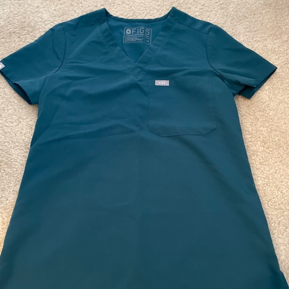 Figs Tops Limited Edition Carribeam Blue Figs Scrub Top Poshmark